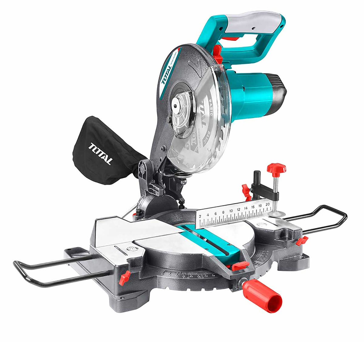 Scie à onglet TOTAL 1800 W lame 255 mm pour la coupe du bois