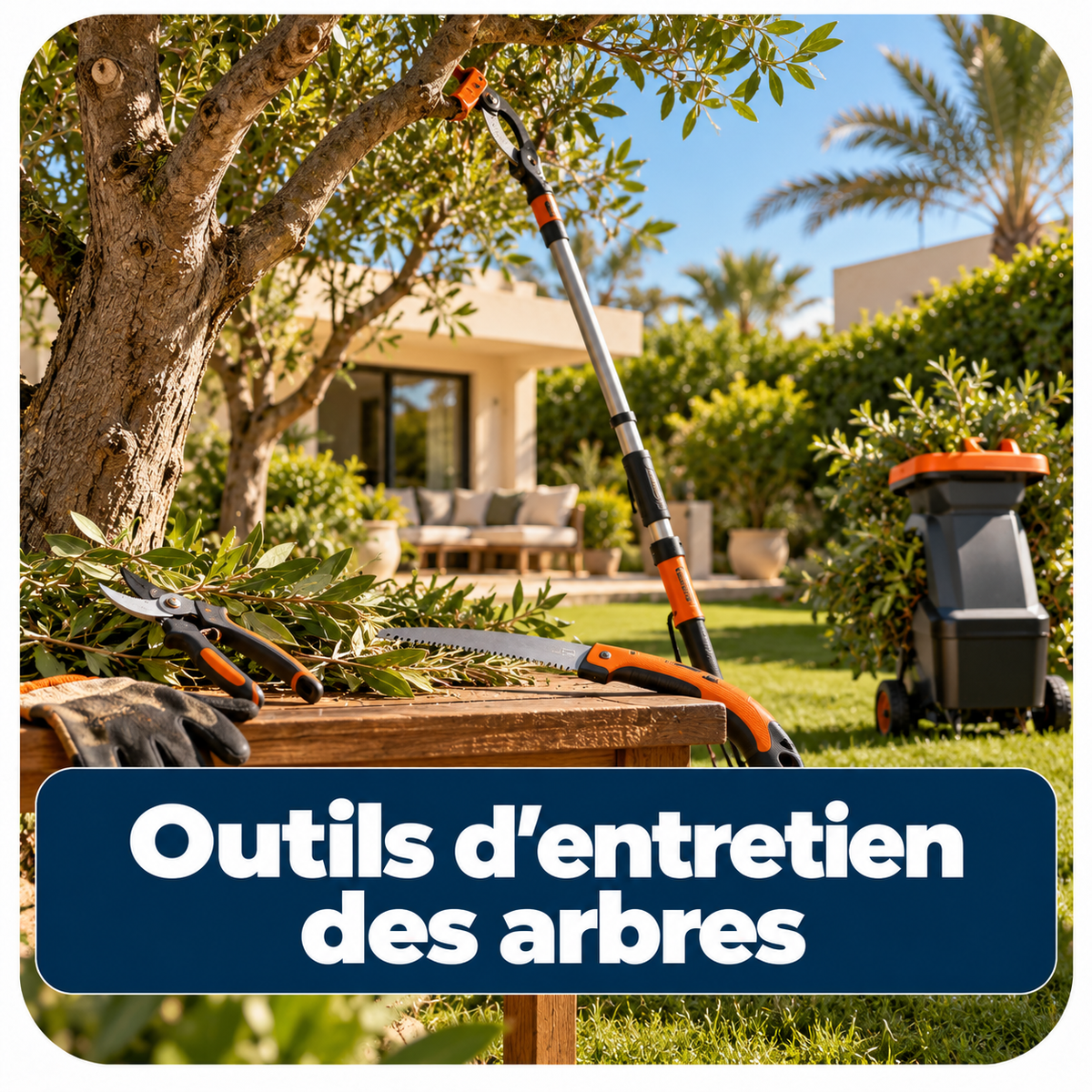 Outils d'entretien des arbres