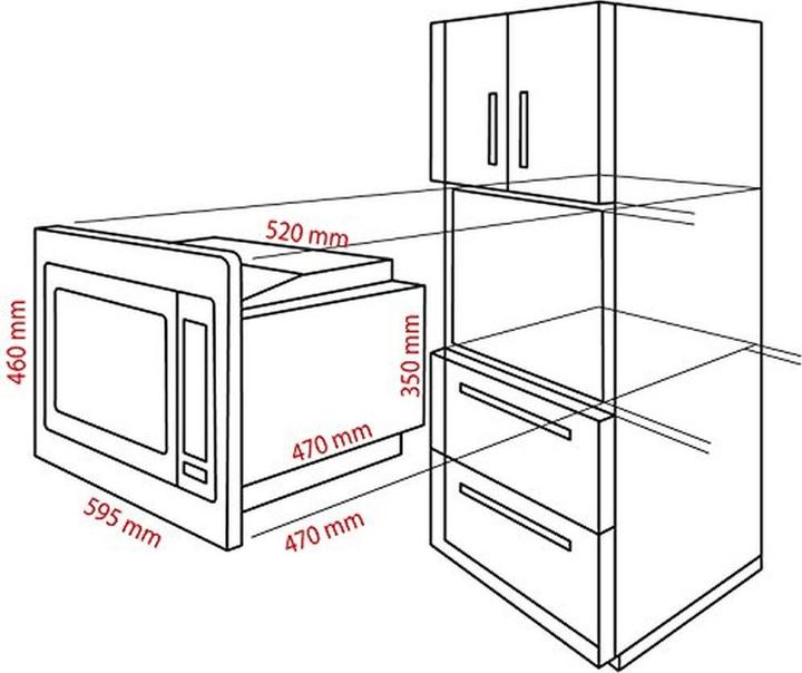 Dimensions Bomann MWG 2216 H EB