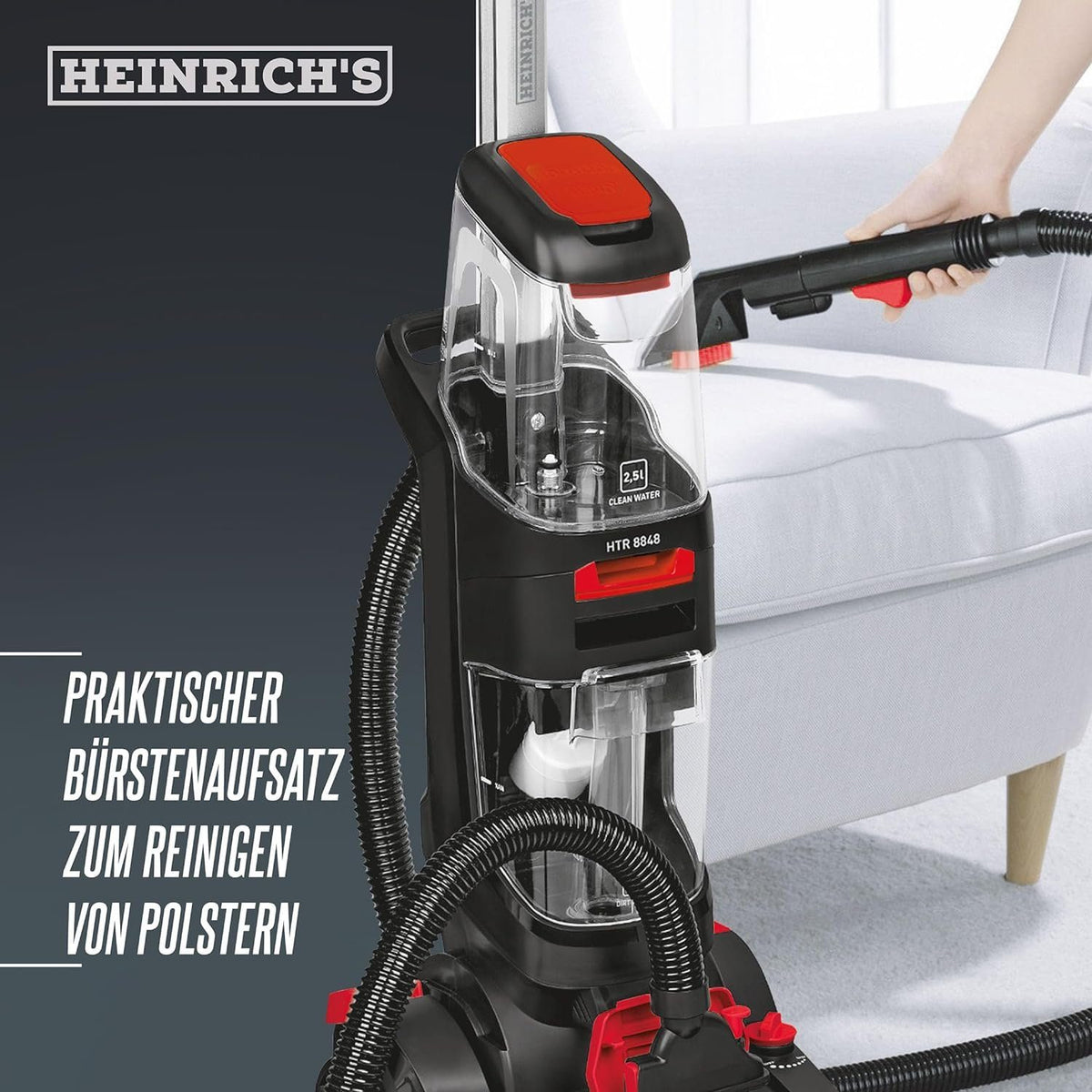 HEINRICH'S HTR 8848 nettoyage canapé