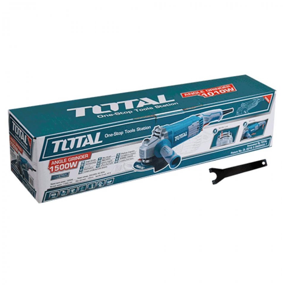 Meuleuse d'angle filaire TOTAL TG11512526 1500 W disque 125 mm
