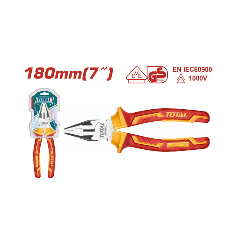 Pince mixte isolé 180mm TOTAL THTIP2171