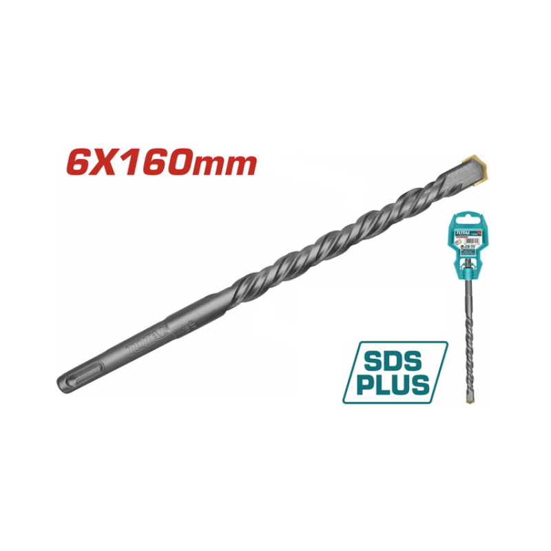 SDS plus perceuse a percussion 6x100mm TOTAL TAC310602
