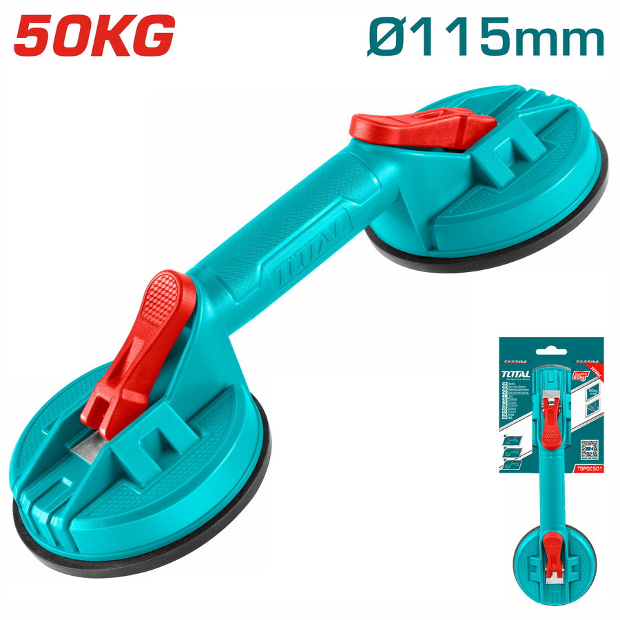 Ventouse À Deux Extrémités Pour Verre 50kg TOTAL TSP02501