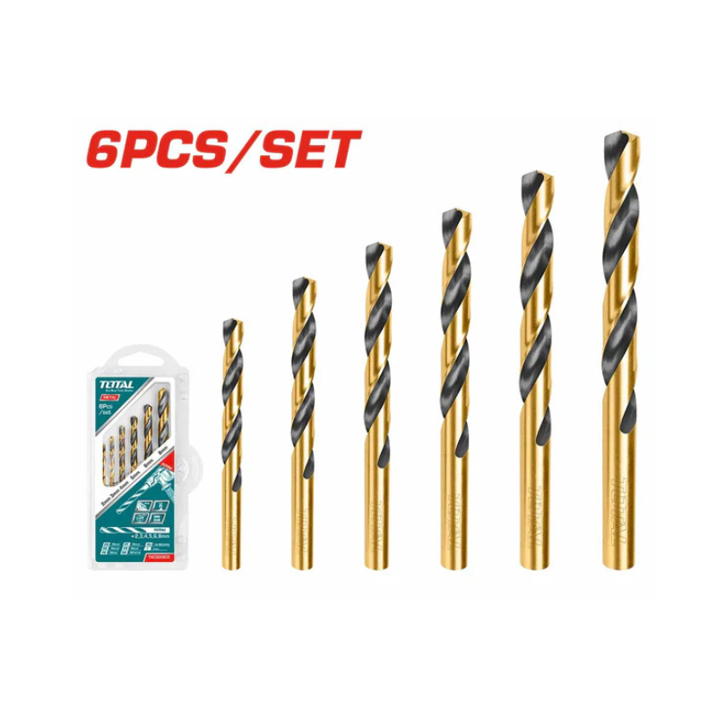 JEU DE FORETS hélicoïdaux 6 Pcs TOTAL TACSD0605