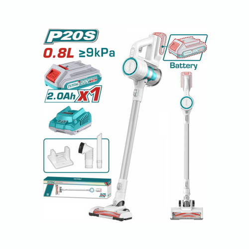 Aspirateur sans fil 20 V 2 Ah — TOTAL TVLI2006