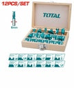Ensemble de 12 embouts de retour (6mm) TOTAL TACSR0121