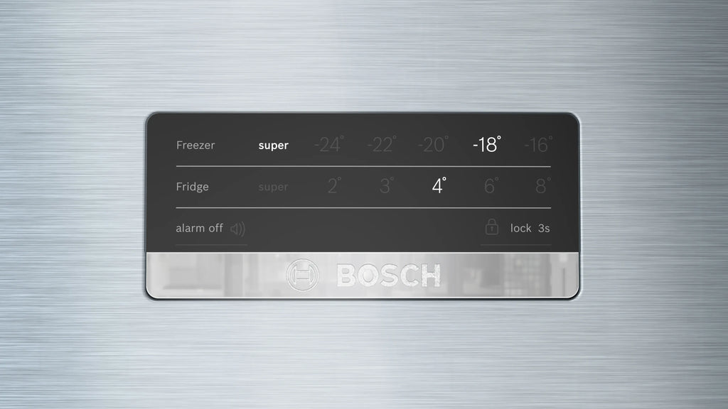 Réfrigérateur double porte No Frost 522 L inox — Bosch KDN56XIF1N — vue 3