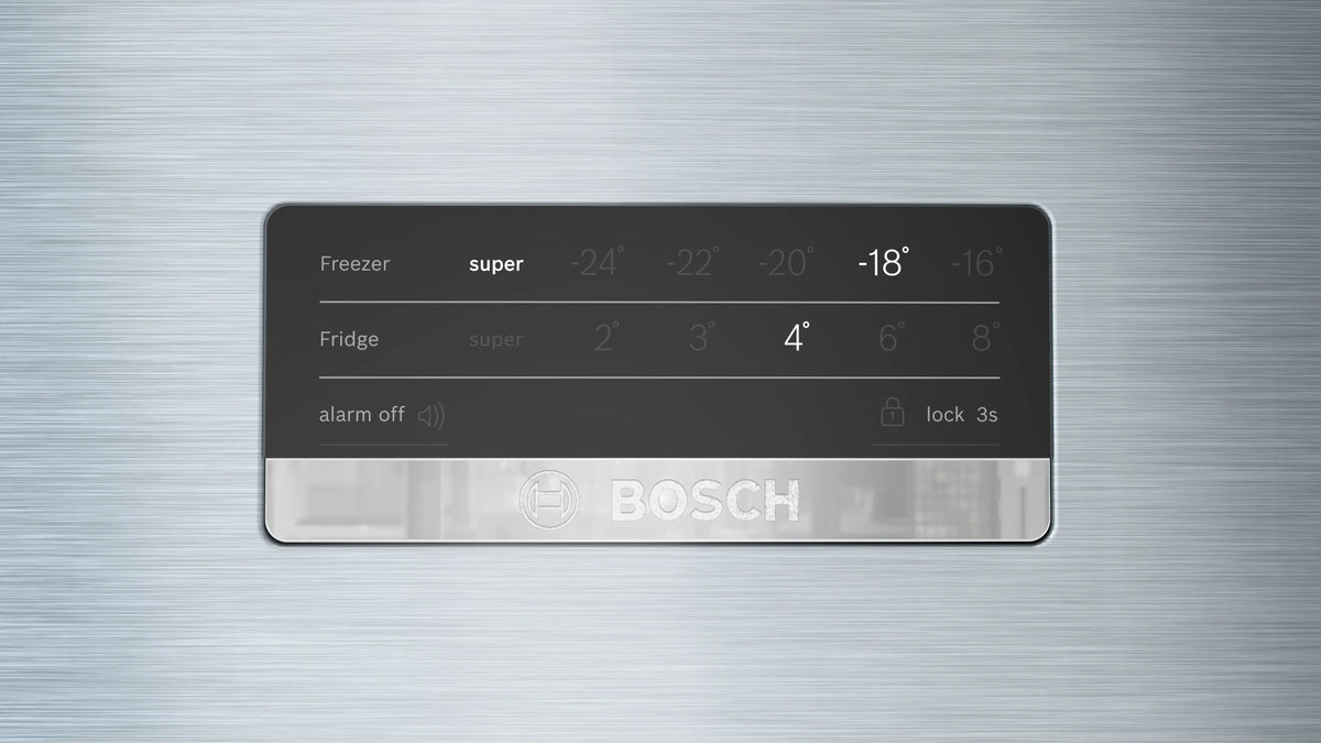 Réfrigérateur double porte No Frost 522 L inox — Bosch KDN56XIF1N — vue 3