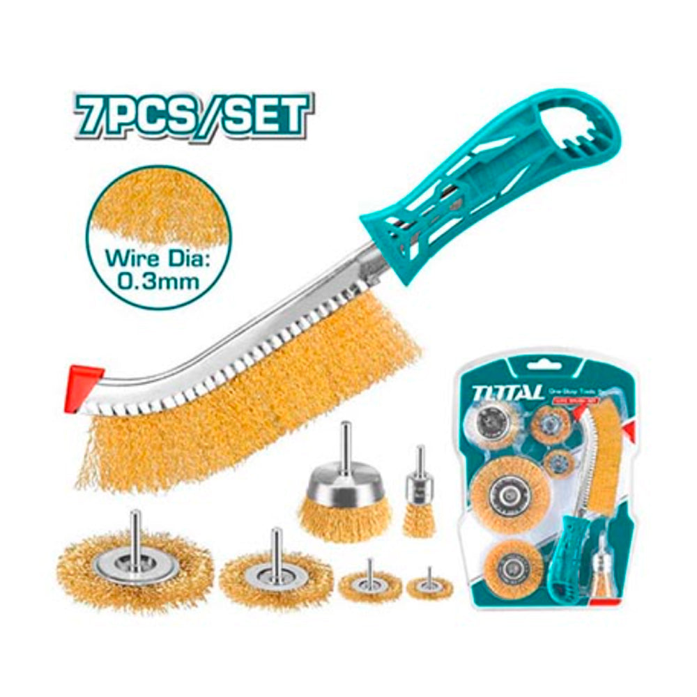 Jeu de 7 brosses TOTAL TAC310071