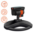 Arroseur oscillant Gardena AquaZoom compact, vue principale