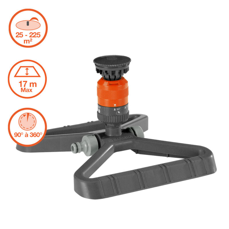 Arroseur circulaire Gardena Vario Comfort sur traîneau, vue principale