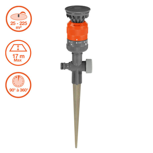 Arroseur circulaire Gardena Vario Comfort sur pic, vue principale
