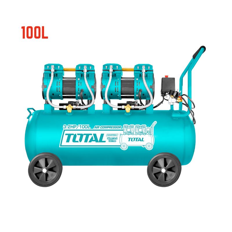 Compresseur d’air 100L 3.2 HP 8 Bars TOTAL TCS2241008
