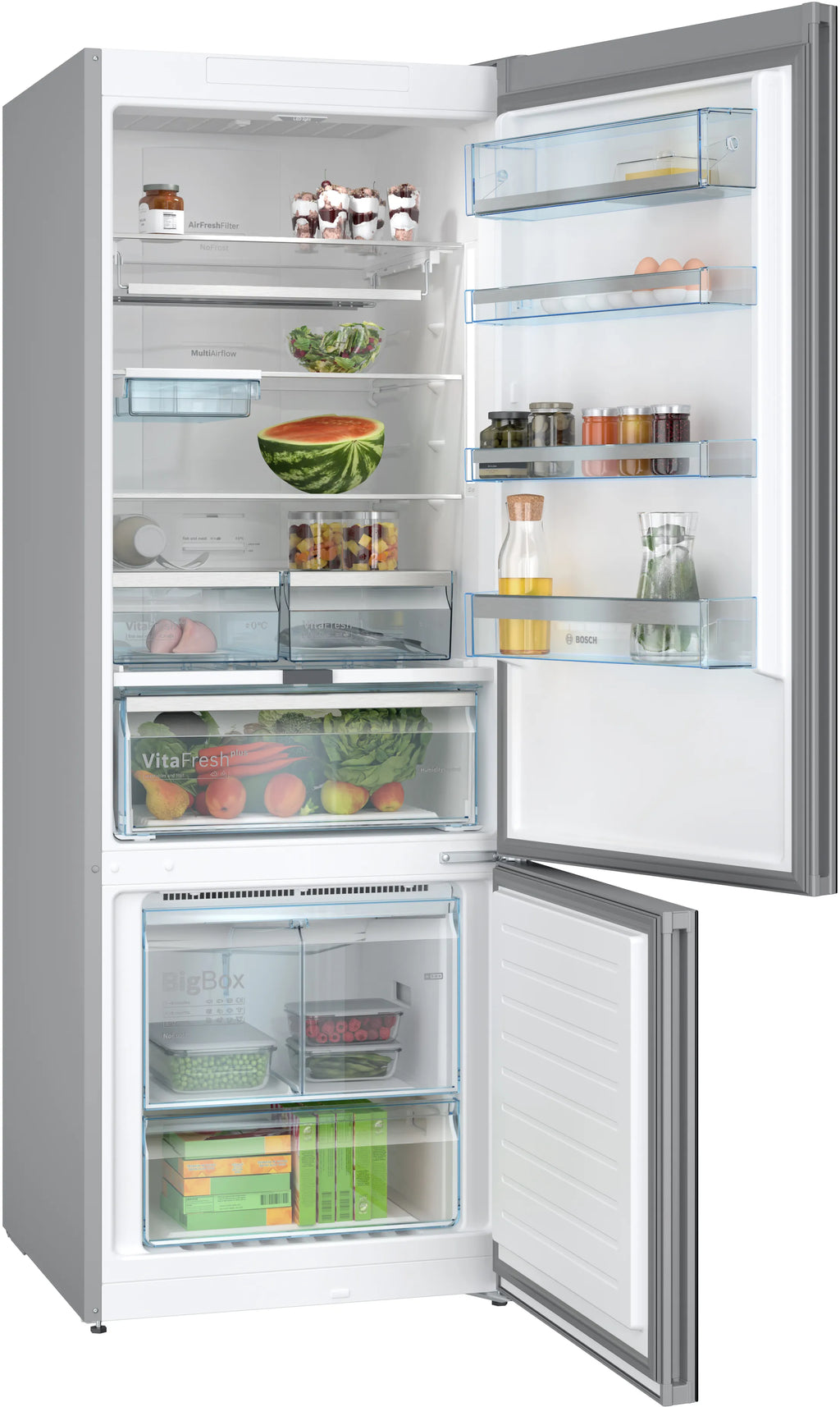 Bosch KGN56LB31U portes ouvertes