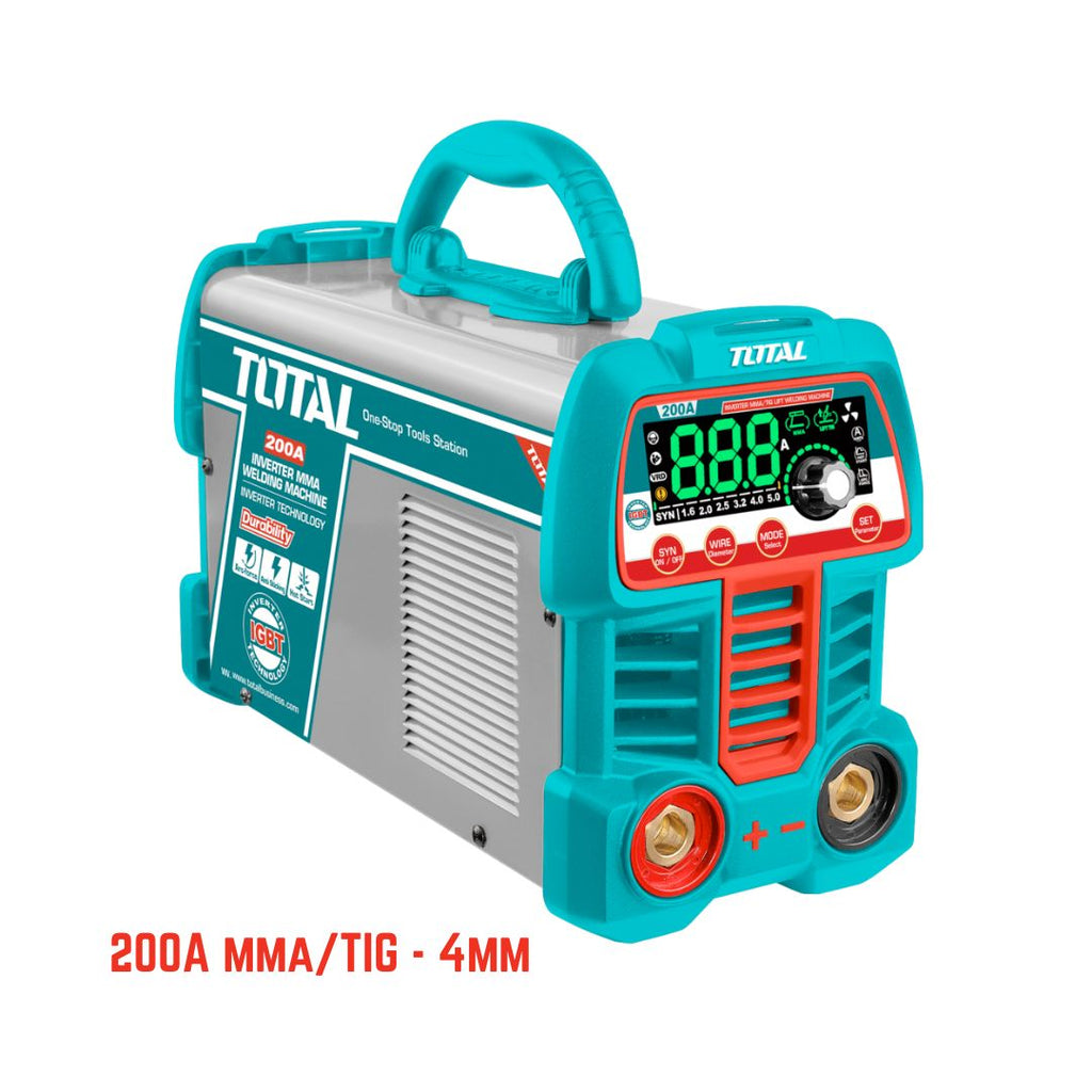 Poste à souder 200A MMA TIG 4mm TOTAL TW2200691