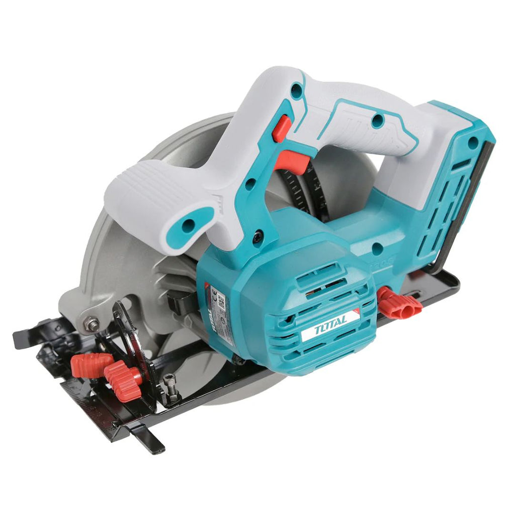 Scie circulaire sans fil TOTAL TSLI18513 20 V avec batterie et chargeur