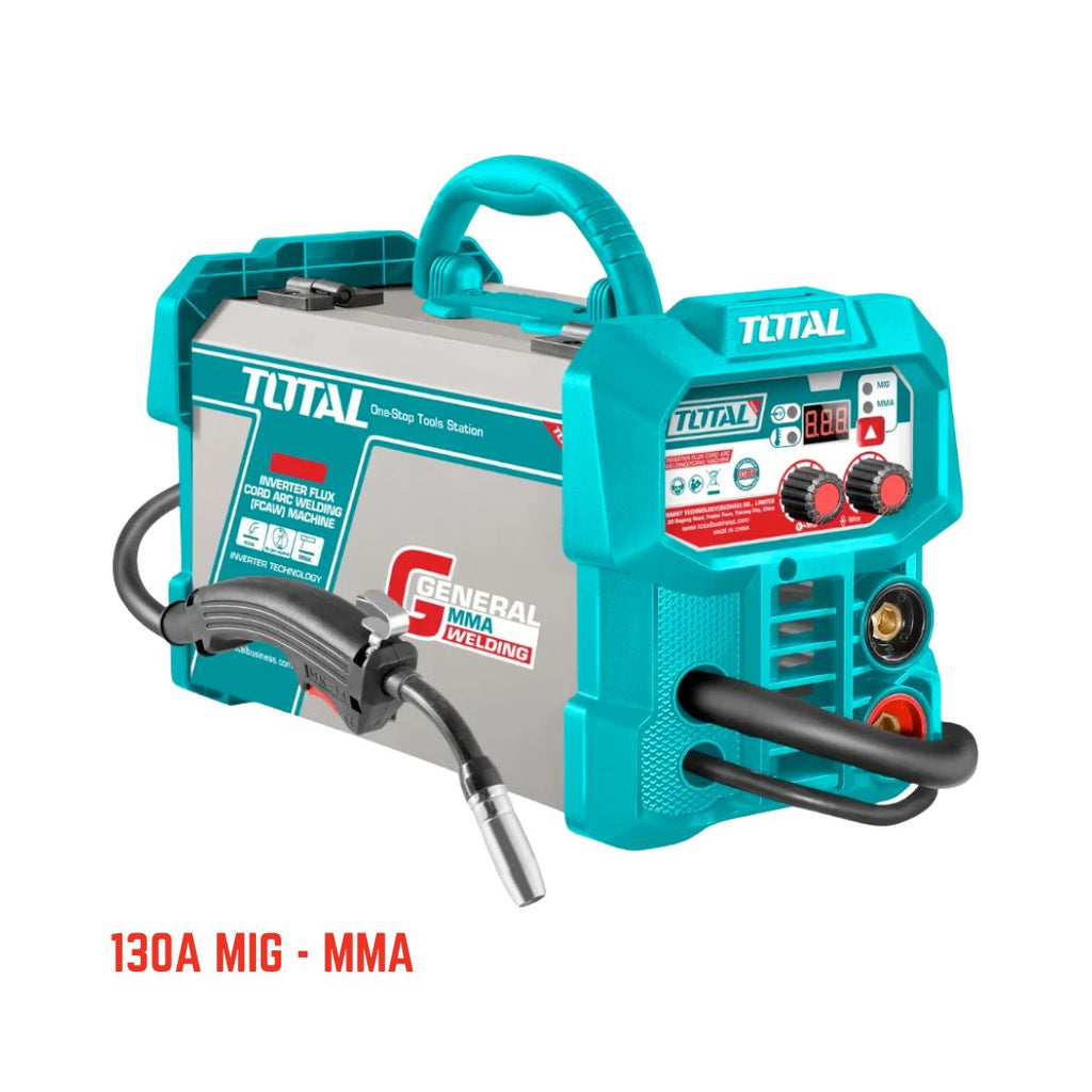 Poste à souder 130A TIG 220V Sans gaz TOTAL TFC13018