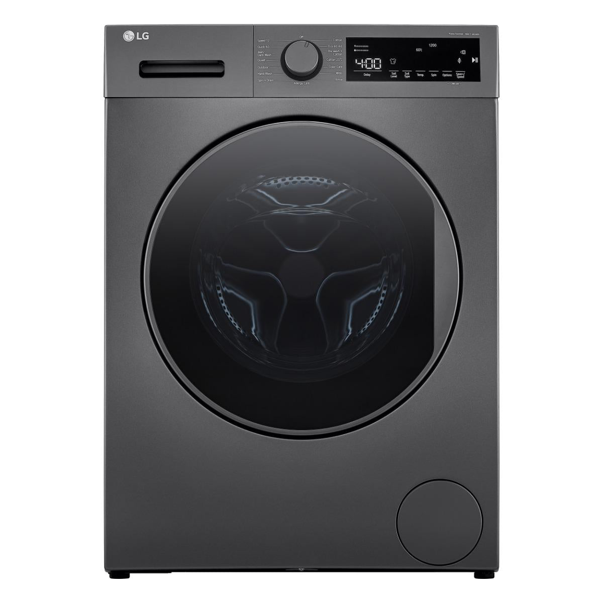 Machine à laver frontale 8 kg 1200 tr/min gris foncé — LG F2T2TYM1S