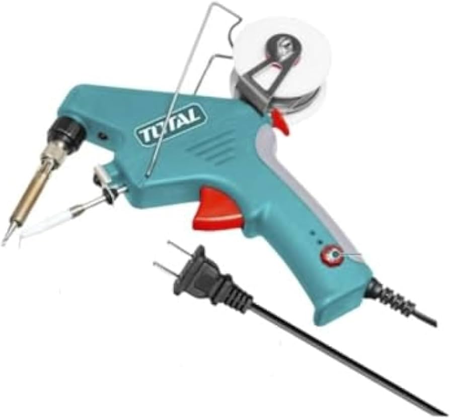 Pistolet à souder 90 W avec alimentateur de fil TOTAL TET160732