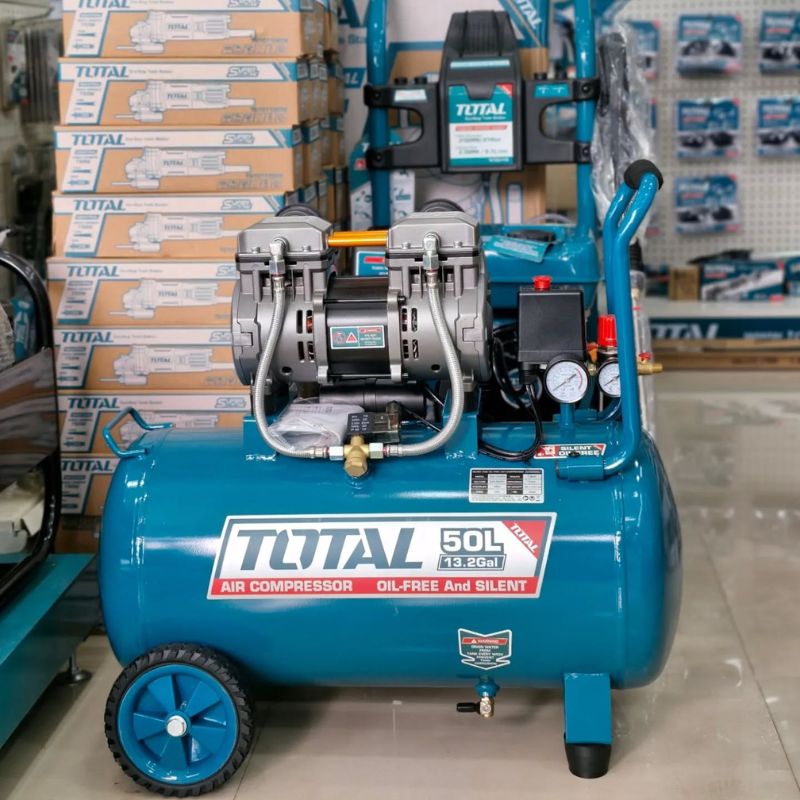 Compresseur d’air 50L 1.6HP 1200W 8 Bars TOTAL TCS1120508
