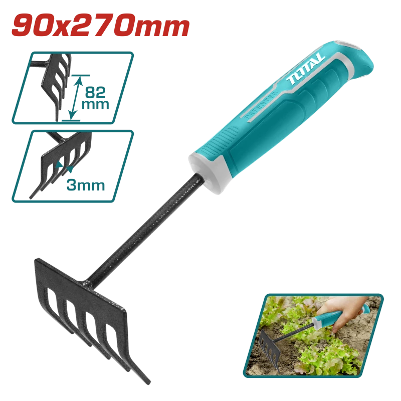 Râteau de jardin TOTAL THFTR1008