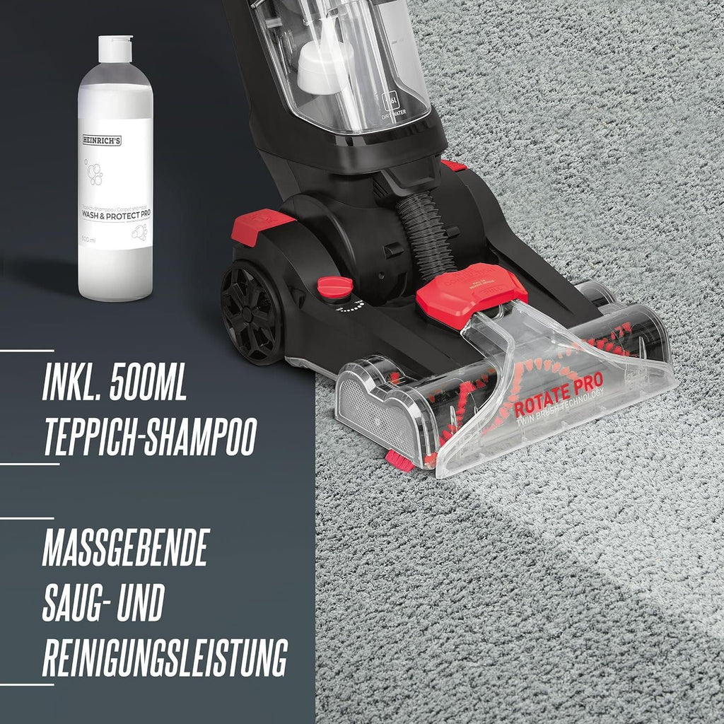 HEINRICH'S HTR 8848 avec shampoing tapis 500 ml