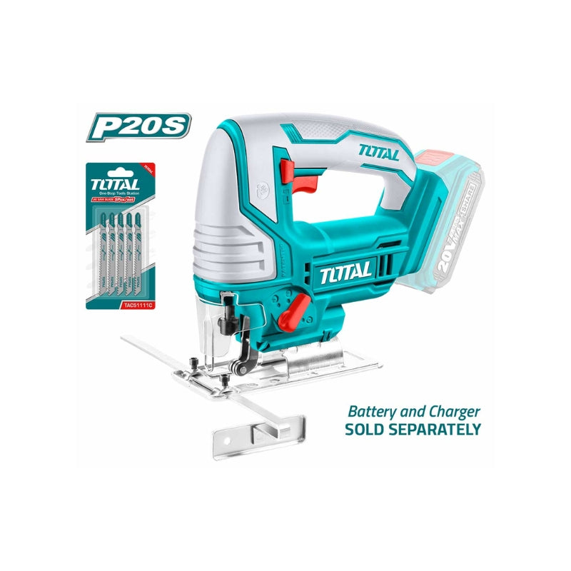 Scie sauteuse sans fil TOTAL TJSLI8501 20 V Li-ion