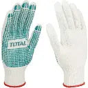 Gants tricoté a PVC a pois TOTAL TSP11102