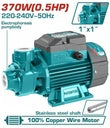 Pompe à eau périphérique 370W 0.5HP Total TOTAL TWP137026