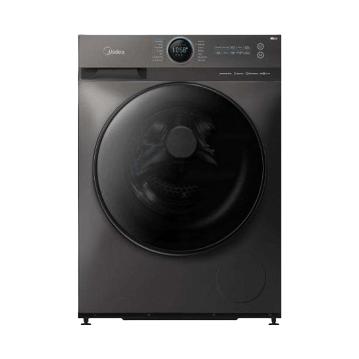 Machine à laver frontale 8 kg 1400 tr/min Inverter Wi-Fi silver — Midea MF200W80WB/T