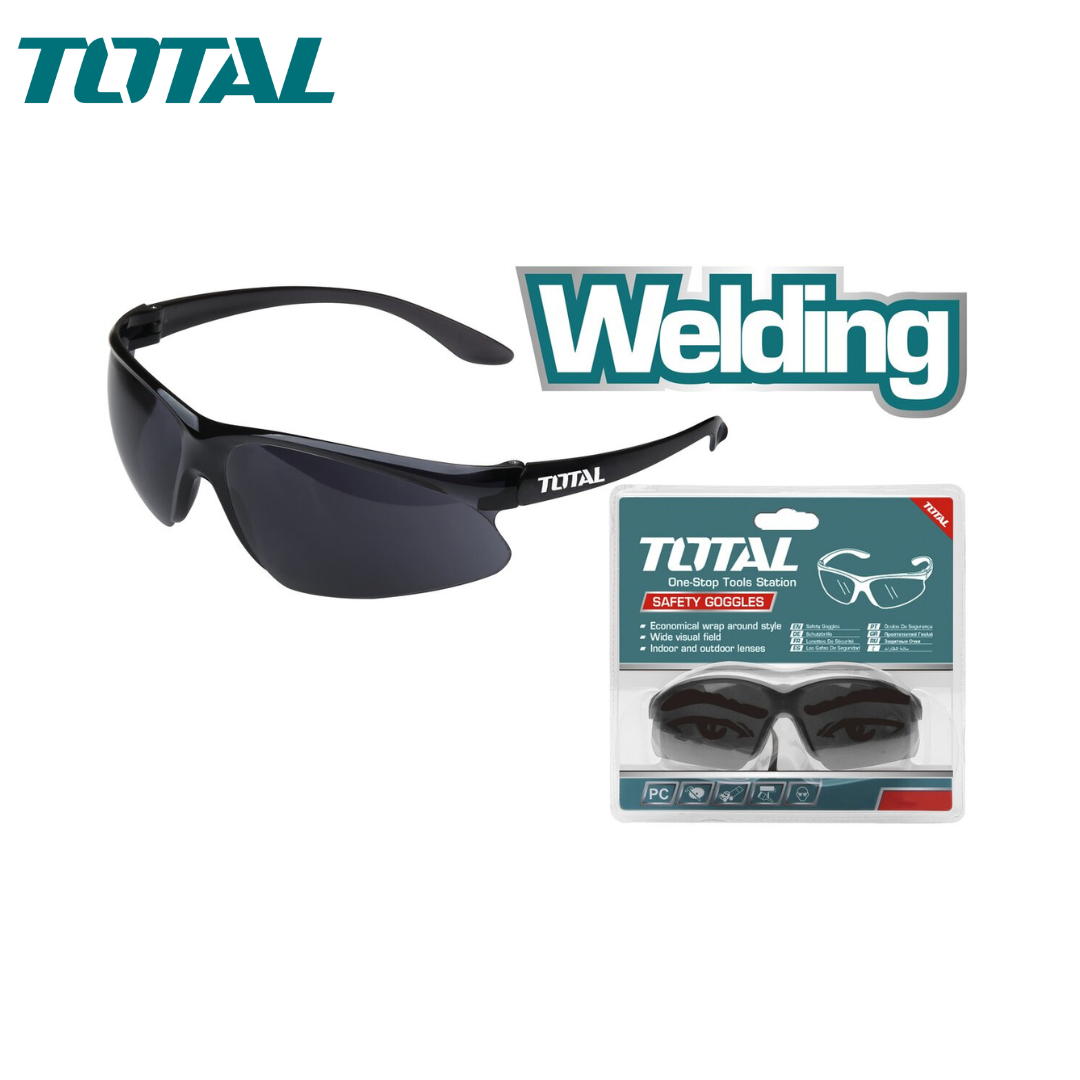 Lunettes de soudage verres foncés TOTAL TSP307