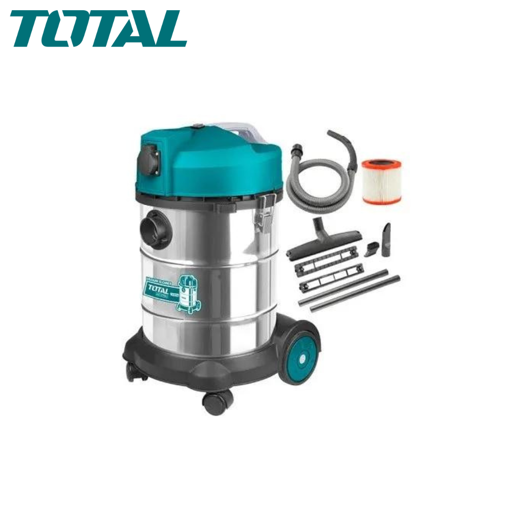 Aspirateur eau et poussière TOTAL TVC14301 1400 W avec cuve de 30 L