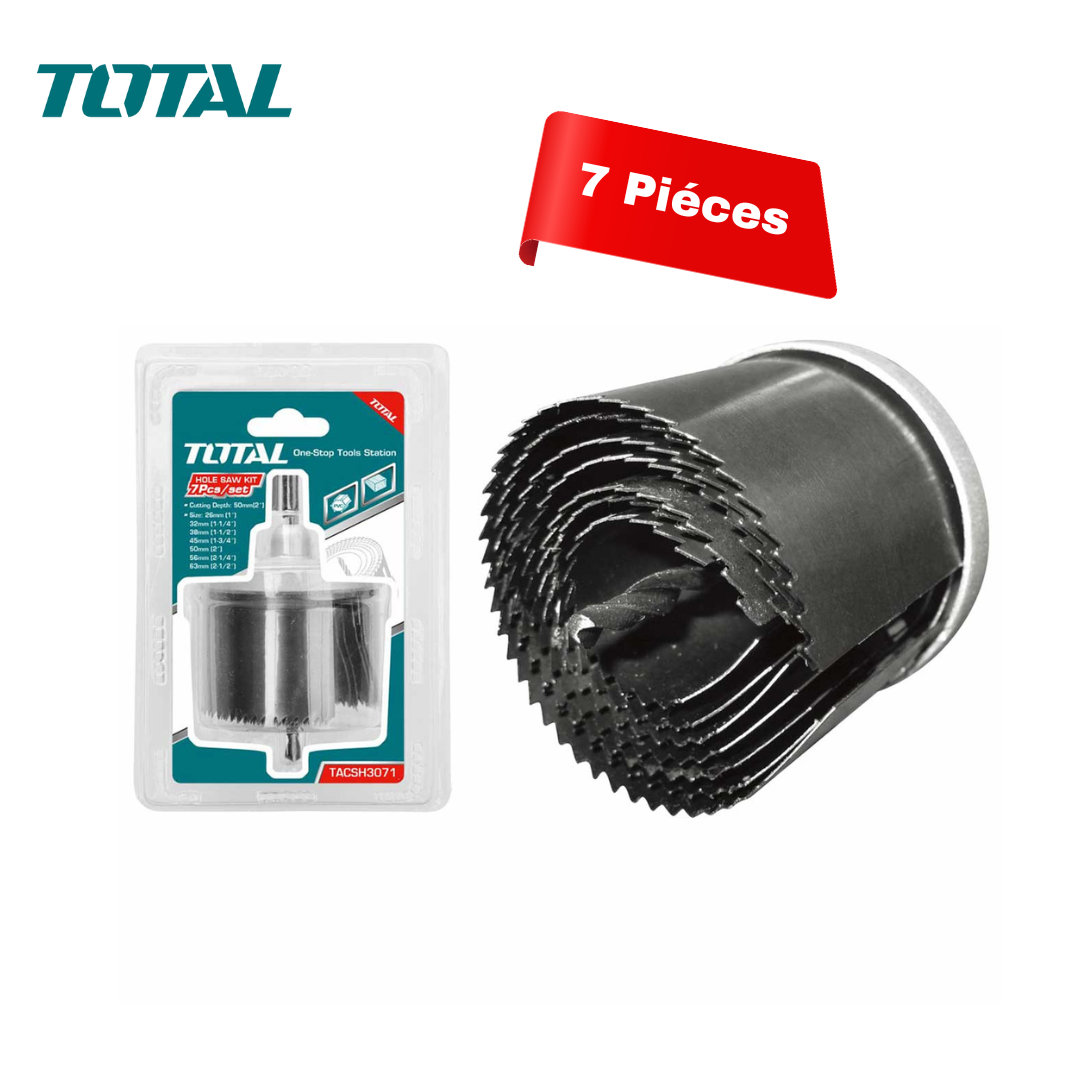 Ensemble de scie cloche TOTAL TACSH3071