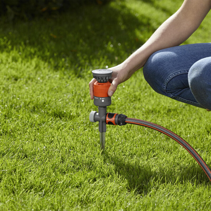 Arroseur Vario Comfort sur pic vu de profil