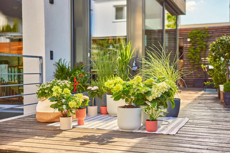 Montage sans outil des raccords du micro-arrosage Gardena