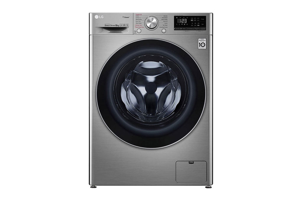 Machine à laver frontale 8 kg 1200 tr/min silver — LG F2V5PYP2T