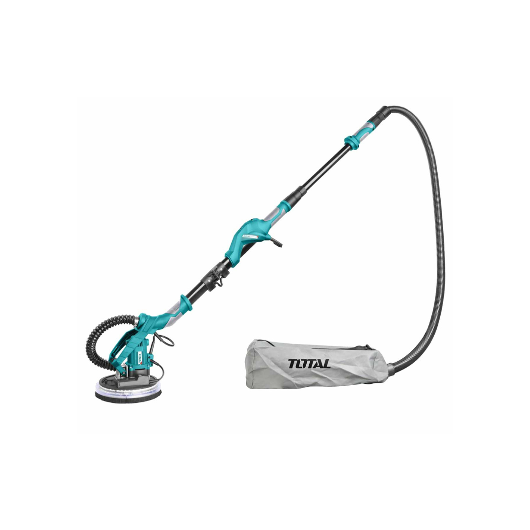 Ponceuse électrique TOTAL TWS10501 1050 W avec plateau 215 mm, tuyau et sac à poussière