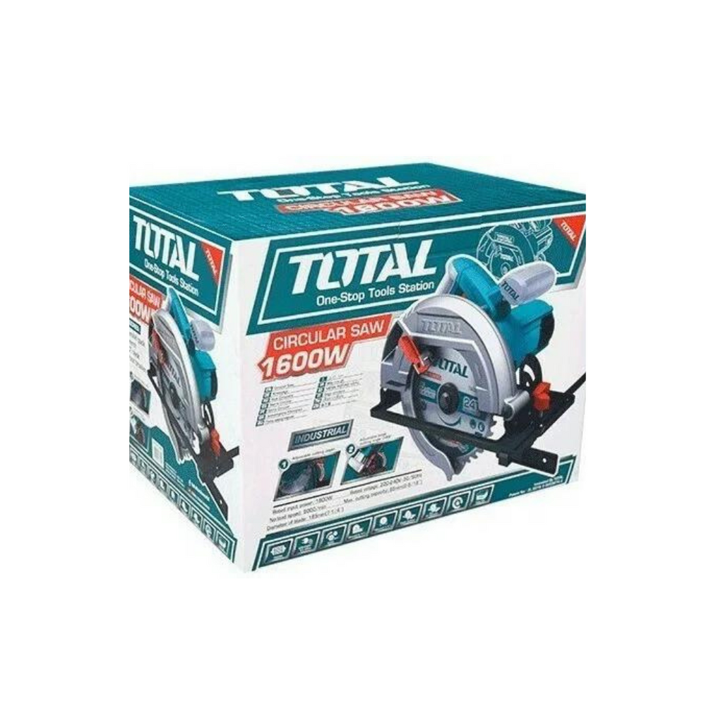 Scie circulaire filaire TOTAL TS1161856 1600 W lame 185 mm