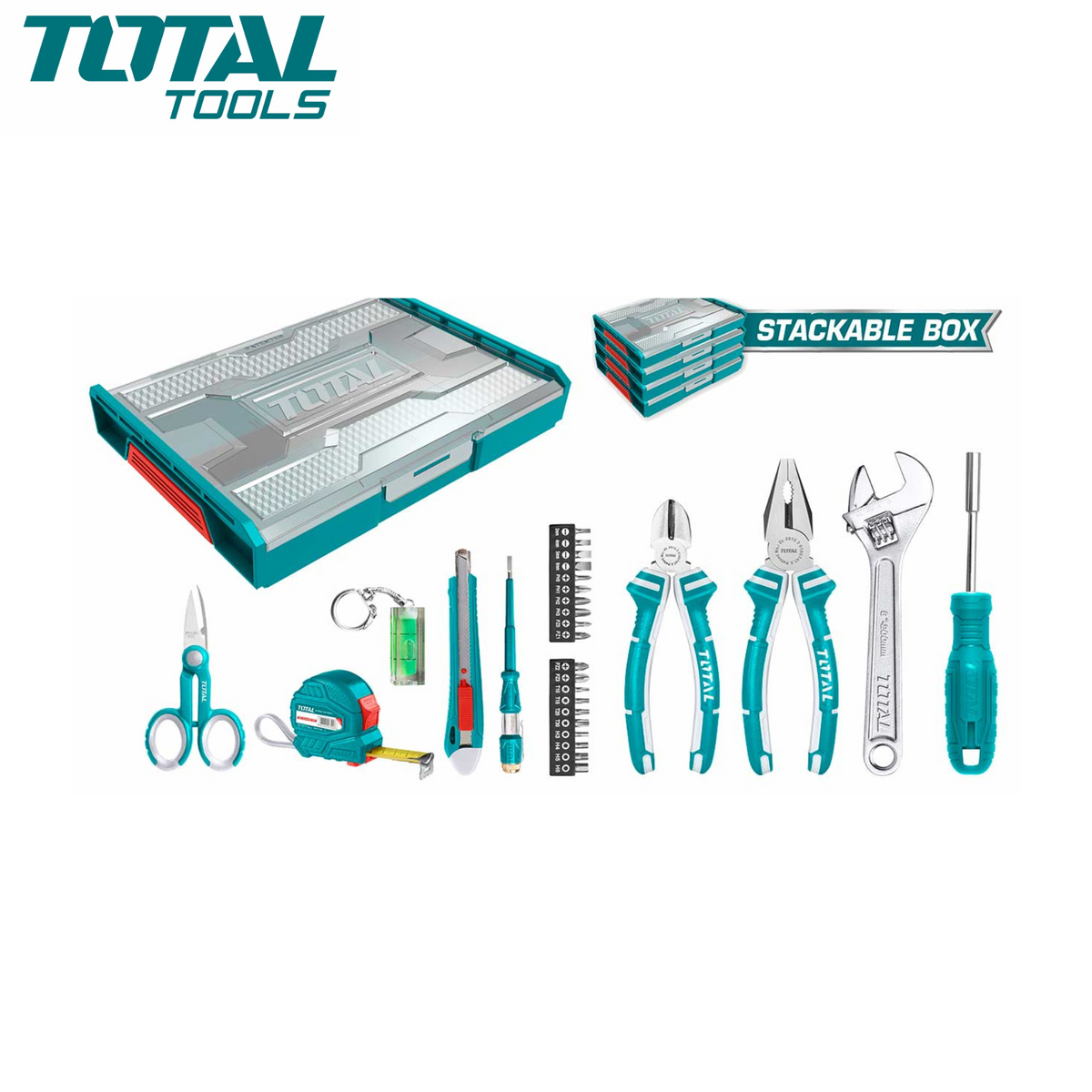 Ensemble d’outils ménagers 29 pièces TOTAL THKTV02H291
