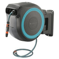 Dévidoir automatique mural RollUp XL 35 m Gardena bleu turquoise