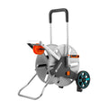 Dévidoir métal sur roues sans flexible CleverRoll L Easy Gardena, vue d'ensemble