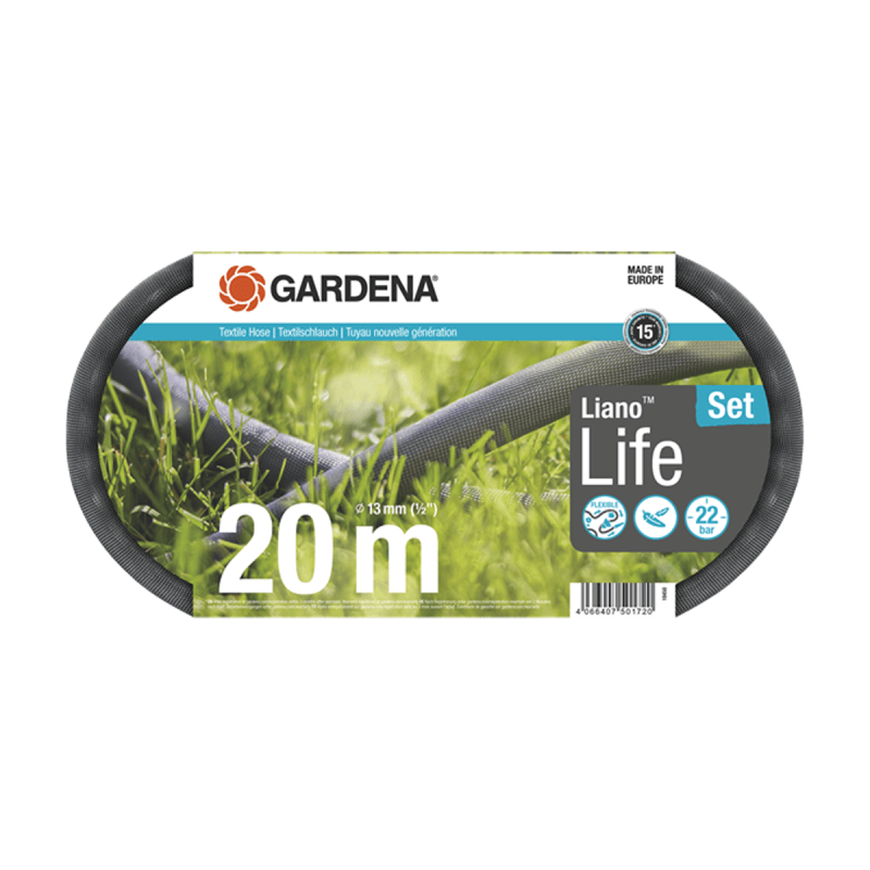 Tuyau Liano Life Gardena souple et léger en main