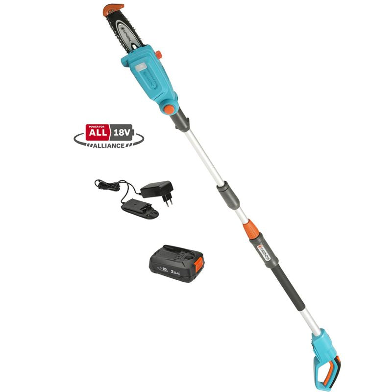 Élagueuse sur perche TCS 20/18V P4A avec batterie Gardena