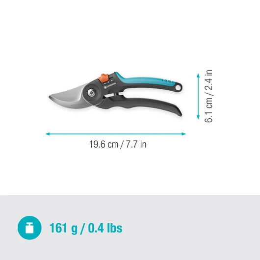 Sécateur PremiumCut Flex lames franches ajustables S/M 24 mm Gardena — vue 3