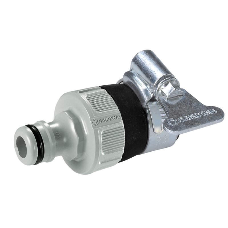 Prise d'eau voleuse Gardena réf. 02908-20 pour robinet sans filetage