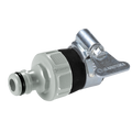 Prise d'eau voleuse Gardena réf. 02908-20 pour robinet sans filetage