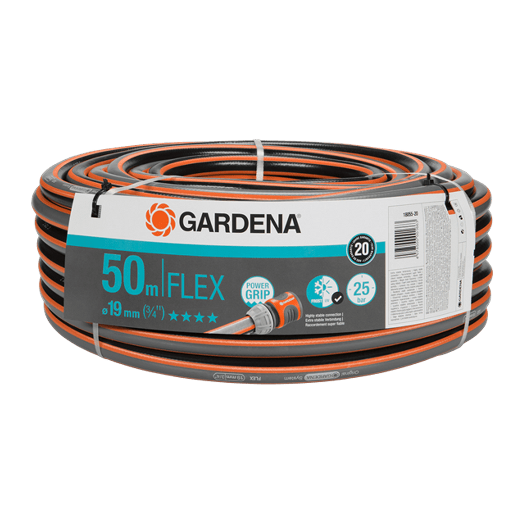 Tuyau d'arrosage Gardena Comfort FLEX 19 mm 3/4 pouce en couronne de 50 m, vue d'ensemble
