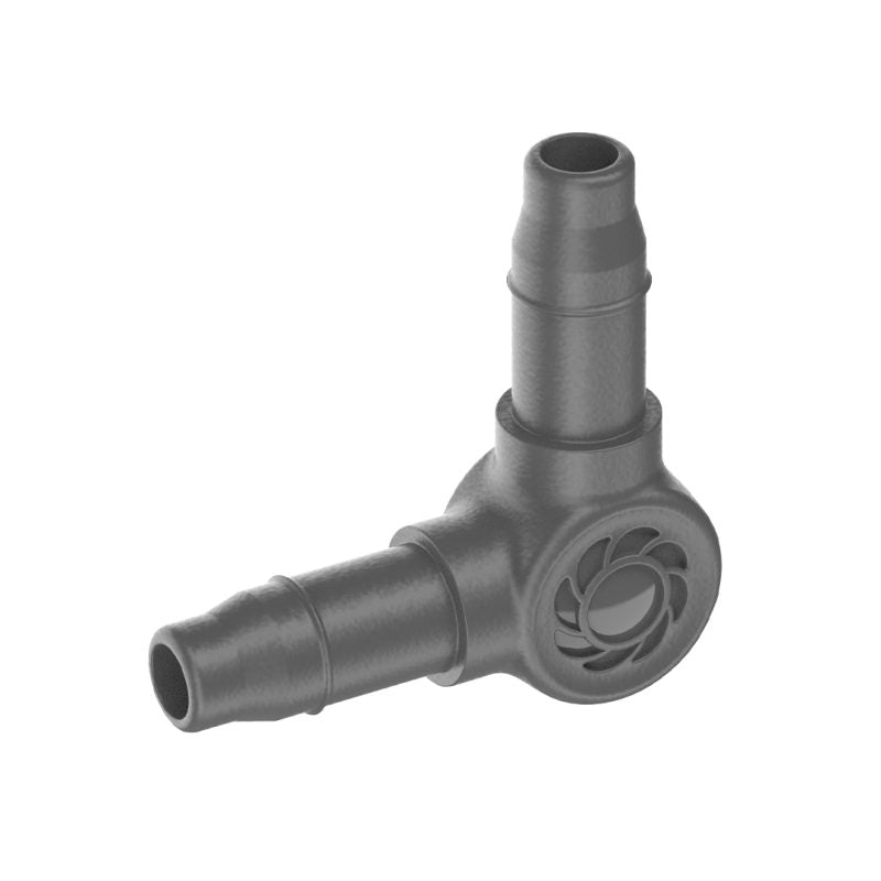 Lot de 10 jonctions en L 4,6 mm Gardena pour tuyau goutte-à-goutte