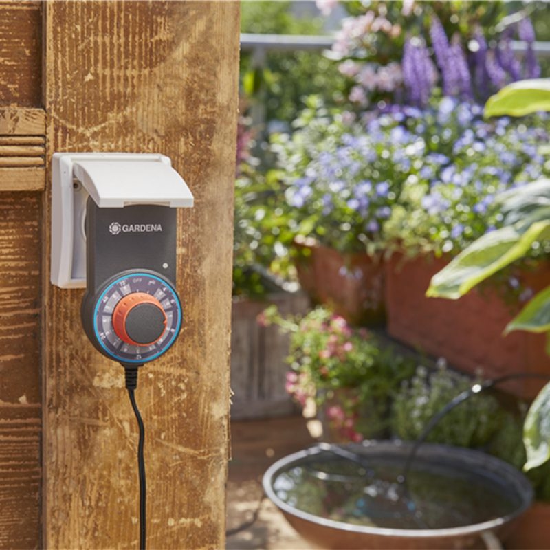 Transformateur à minuterie intégrée du kit Jardin urbain Gardena